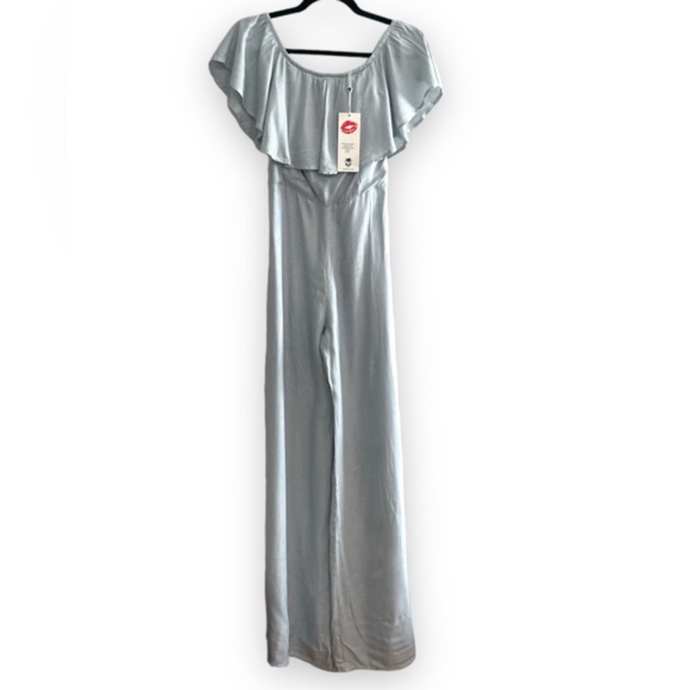NWT Wildfox Harlow Jumpsuit Chambray - Picture 4 of 8